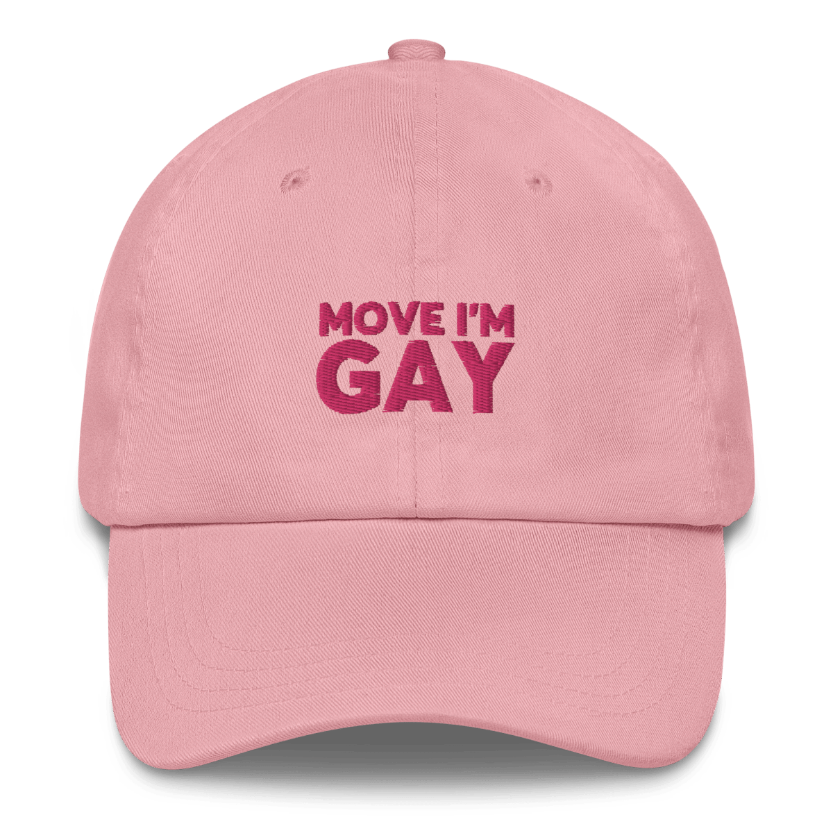 Move I'm GAY Embroidered Hat for Pride - Polychrome Goods 🍊