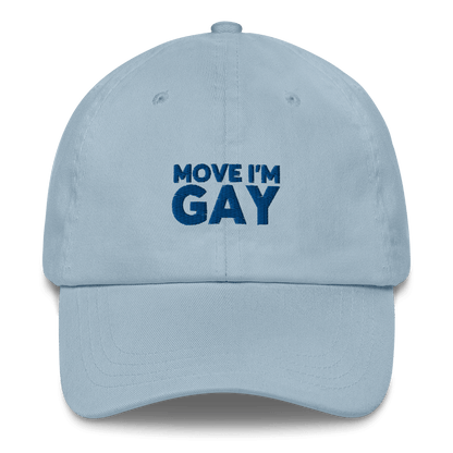 Move I'm GAY Embroidered Hat for Pride - Polychrome Goods 🍊