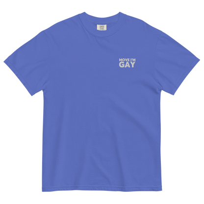 Move I'm GAY Embroidered Shirt for Pride - Polychrome Goods 🍊