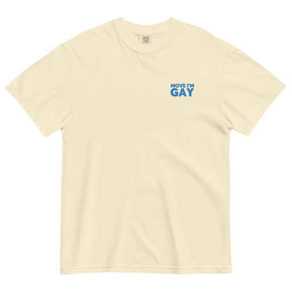 Move I'm GAY Embroidered Shirt for Pride - Polychrome Goods 🍊