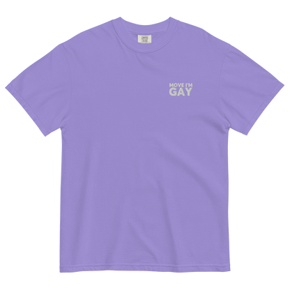 Move I'm GAY Embroidered Shirt for Pride - Polychrome Goods 🍊