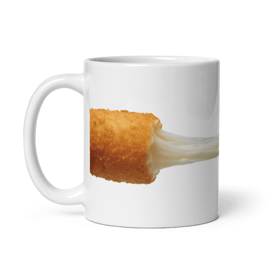 Mozzarella Stick Cheese Pull Mug - Polychrome Goods