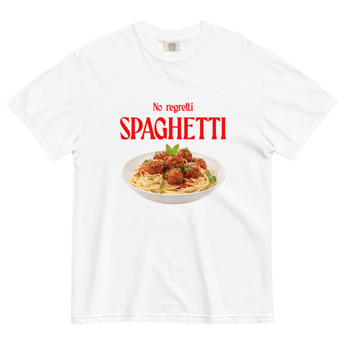 No Regretti Spaghetti Shirt