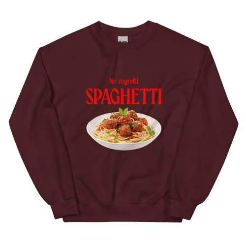 No Regretti Spaghetti Sweatshirt