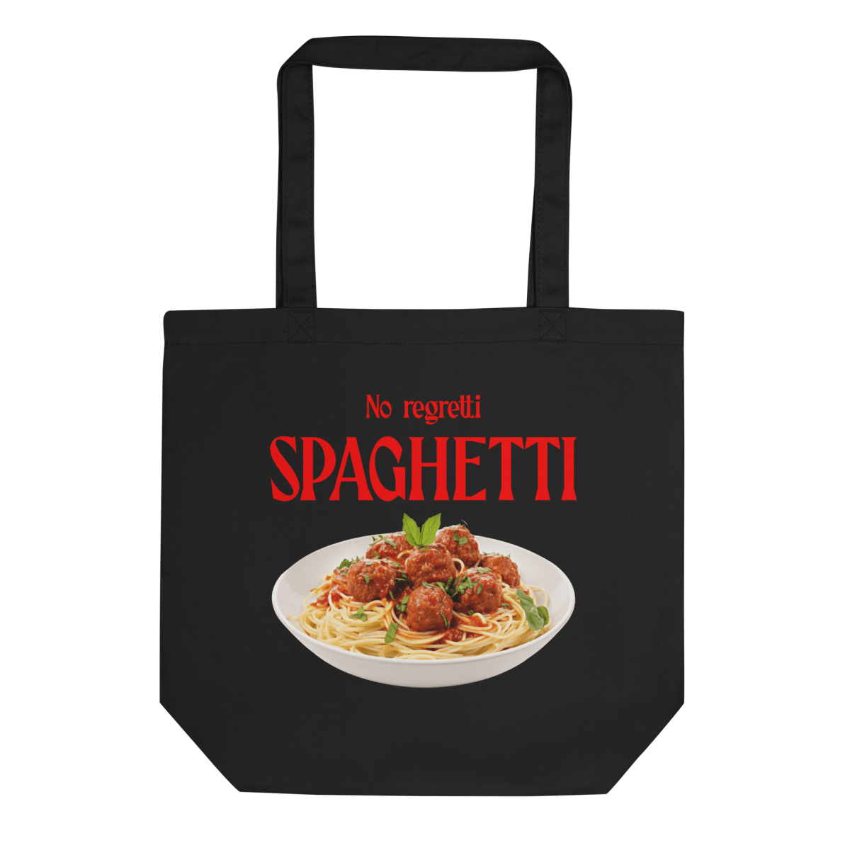 No Regretti Spaghetti Tote Bag - Polychrome Goods 🍊