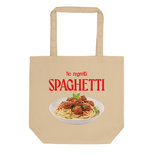 No Regretti Spaghetti Tote Bag
