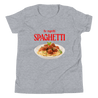 No Regretti Spaghetti Youth Kids T-Shirt - Polychrome Goods 🍊