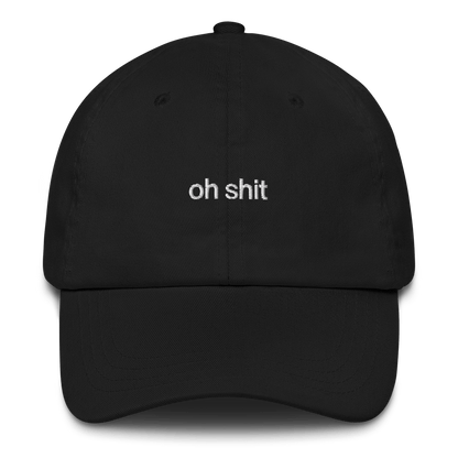 oh shit Embroidered Hat - Polychrome Goods 🍊