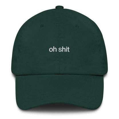 oh shit Embroidered Hat - Polychrome Goods 🍊