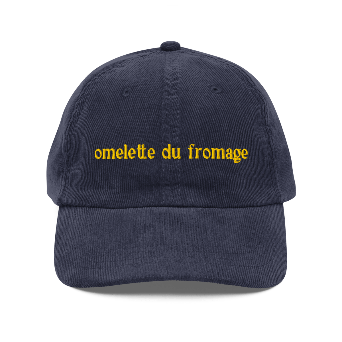 Omelette du Fromage Embroidered Hat - Polychrome Goods 🍊