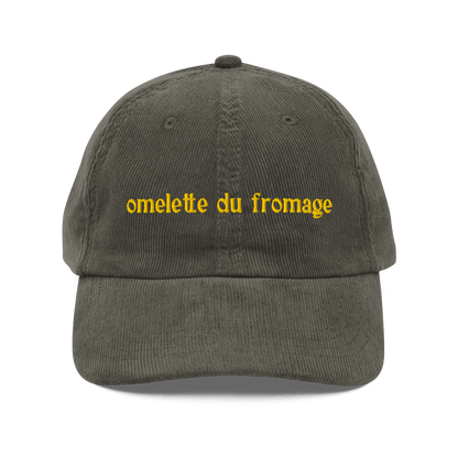 Omelette du Fromage Embroidered Hat - Polychrome Goods 🍊