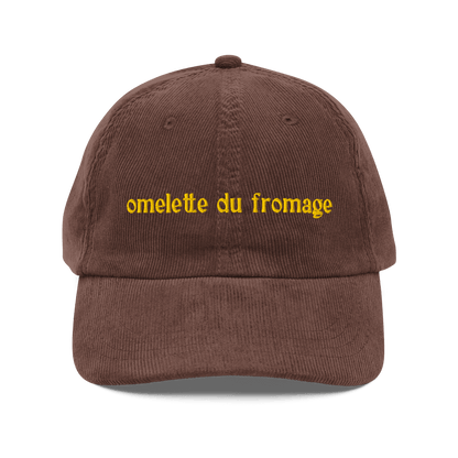 Omelette du Fromage Embroidered Hat - Polychrome Goods 🍊