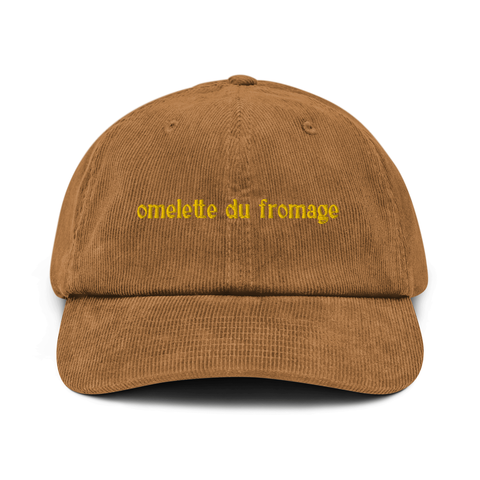 Omelette du Fromage Embroidered Hat - Polychrome Goods 🍊