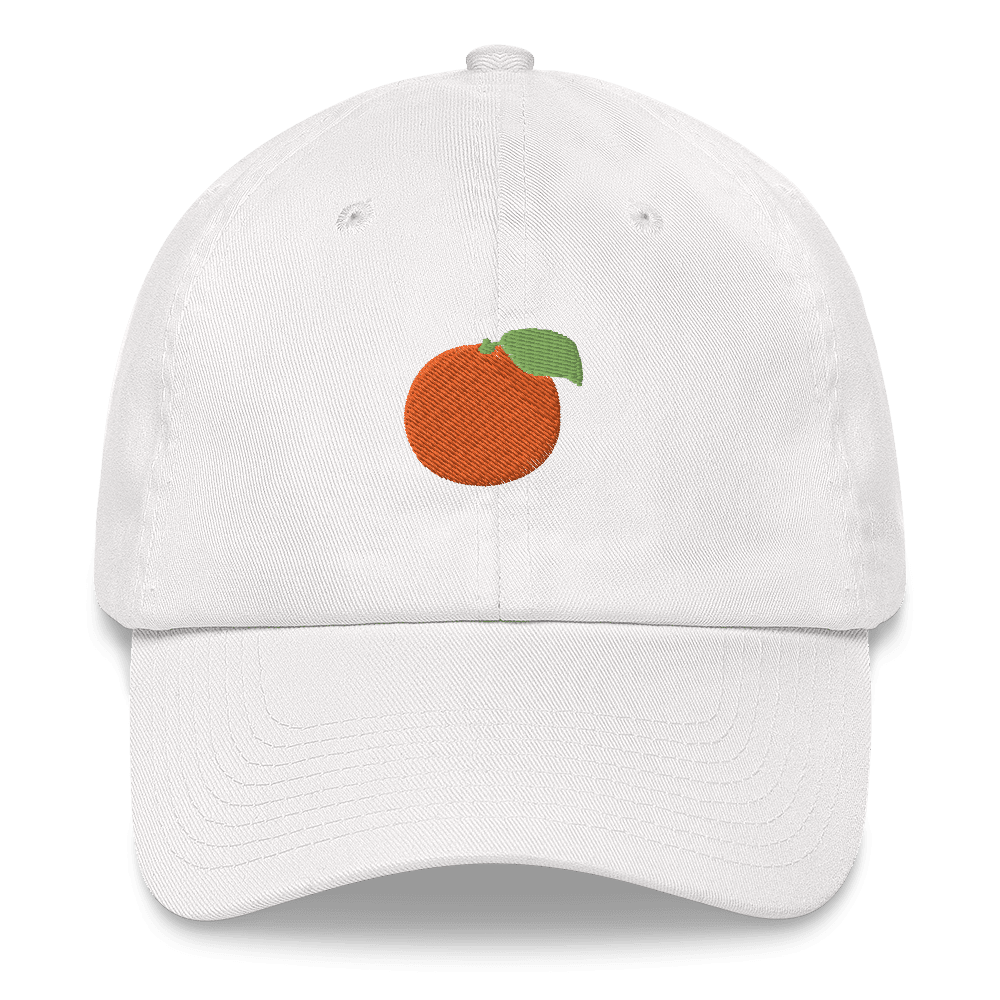 Orange Embroidered Hat - Polychrome Goods 🍊
