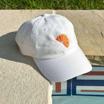 Orange Slice Embroidered Fruit Hat - Polychrome Goods 🍊