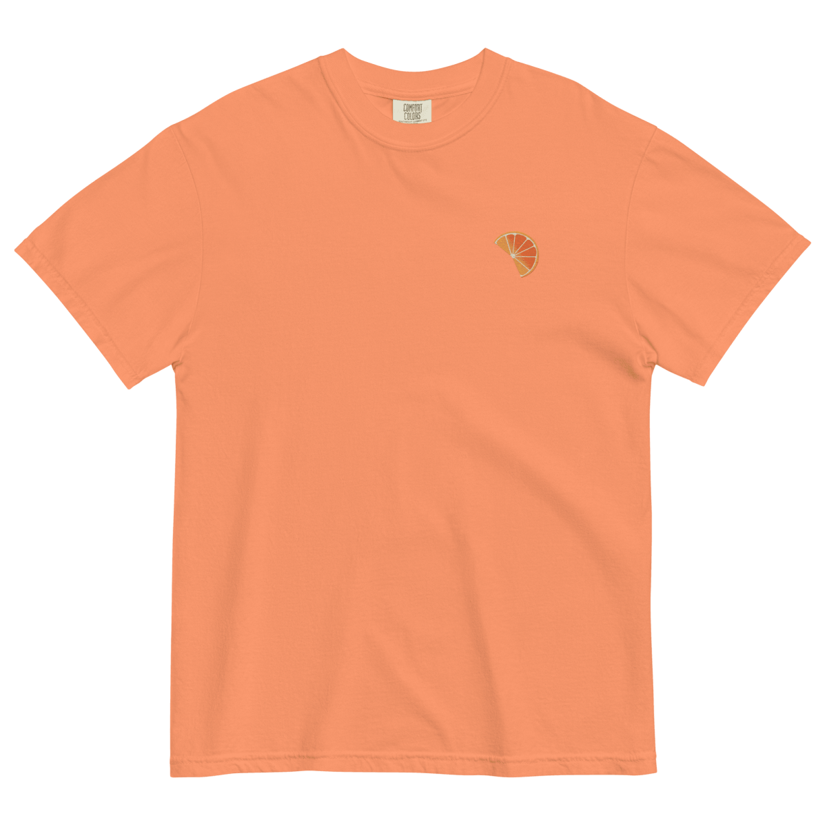 Orange Slice Embroidered T-shirt - Polychrome Goods 🍊