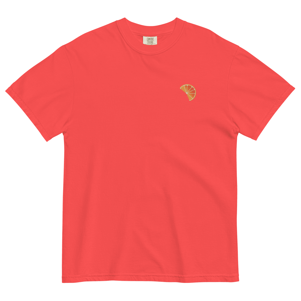 Orange Slice Embroidered T-shirt - Polychrome Goods 🍊