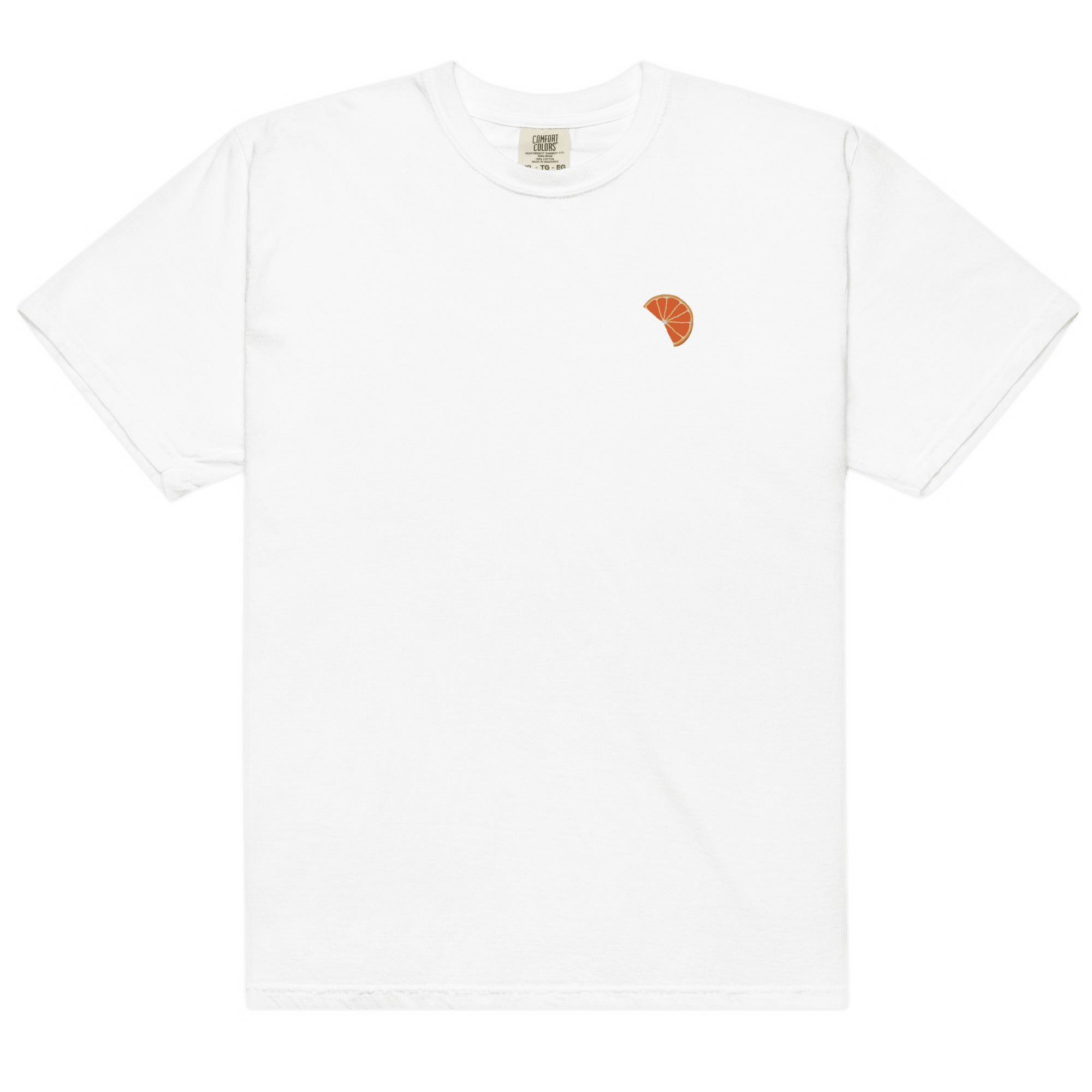 Orange Slice Embroidered T-shirt Polychrome Goods