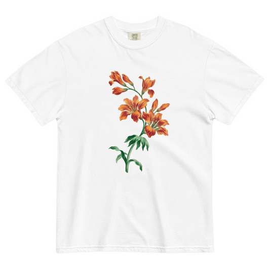 Orange Tiger Lily Flower Shirt - Polychrome Goods 🍊