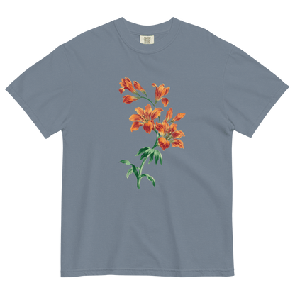 Orange Tiger Lily Flower Shirt - Polychrome Goods 🍊