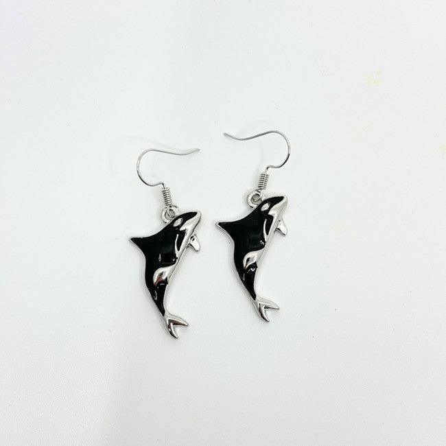 Orca Whale Earrings - Polychrome Goods 🍊