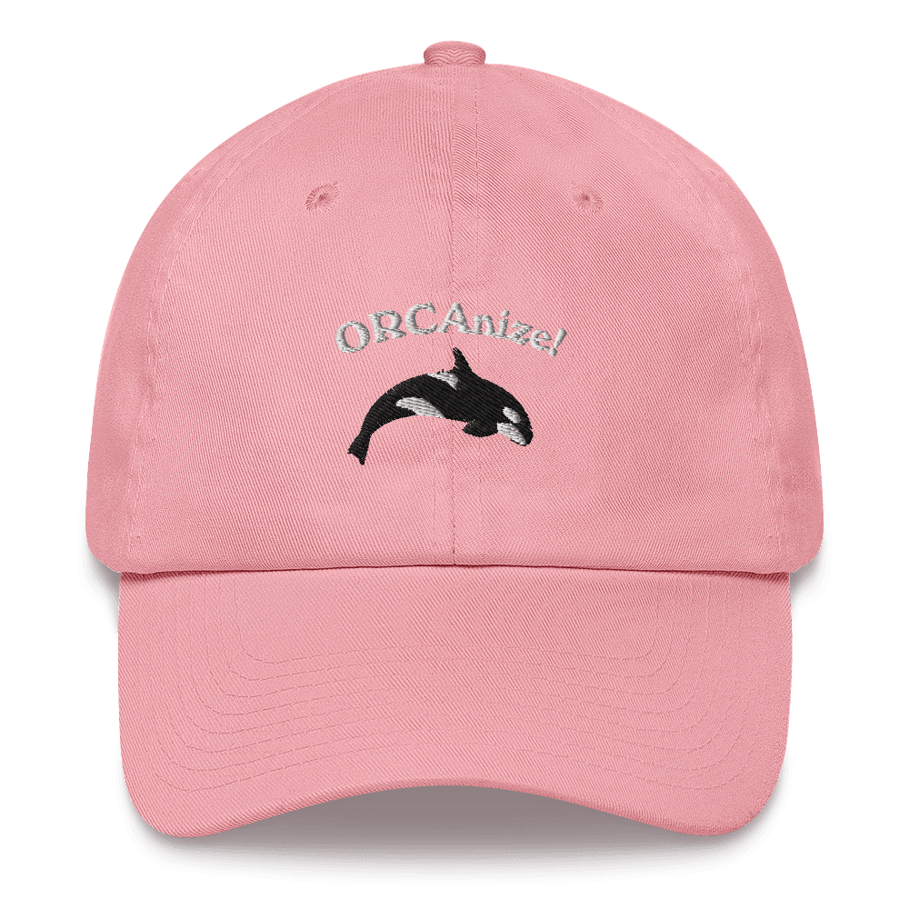 ORCAnize! Orca Embroidered Dad Hat - Polychrome Goods 🍊