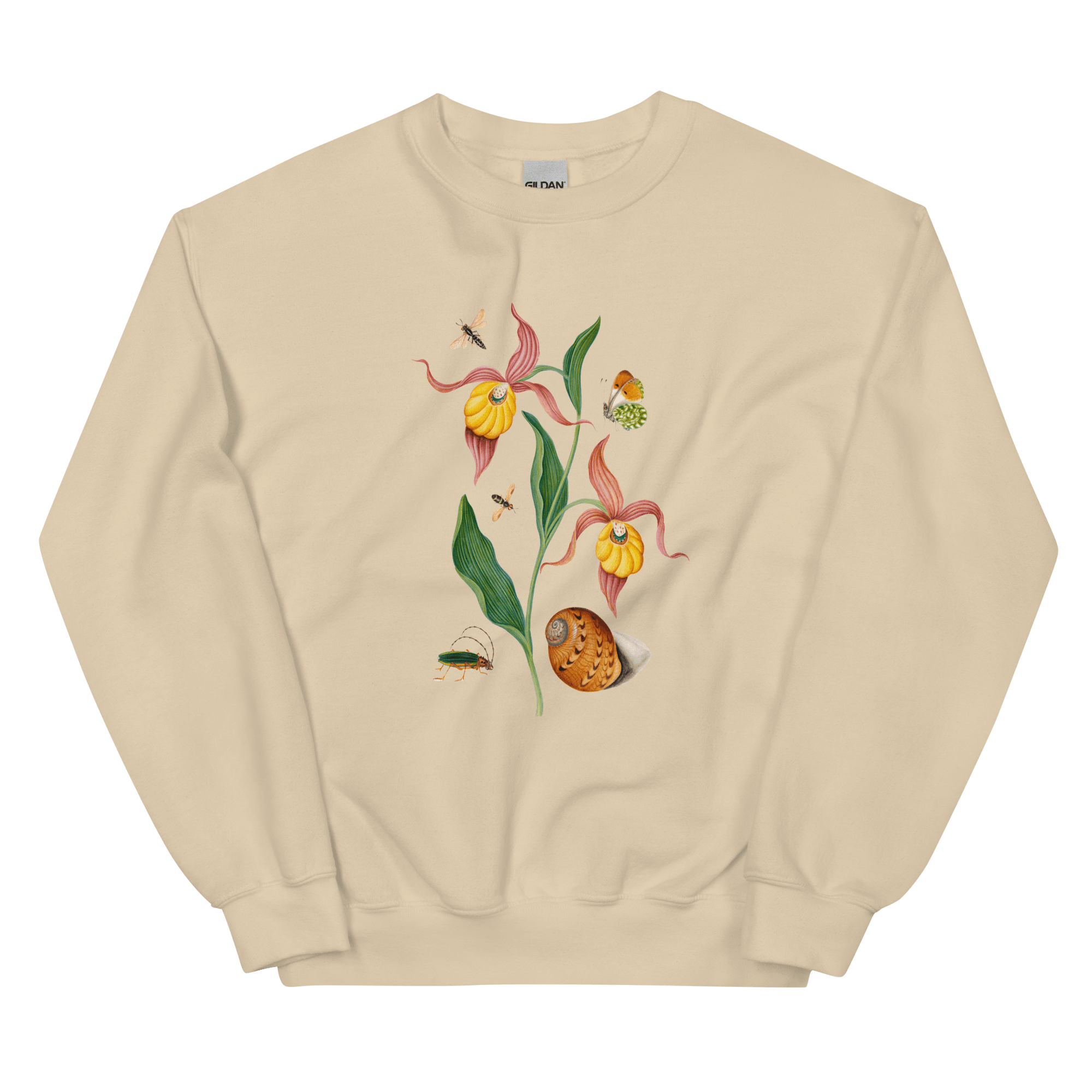 Orchid Flower & Friends Sweatshirt - Polychrome Goods 🍊