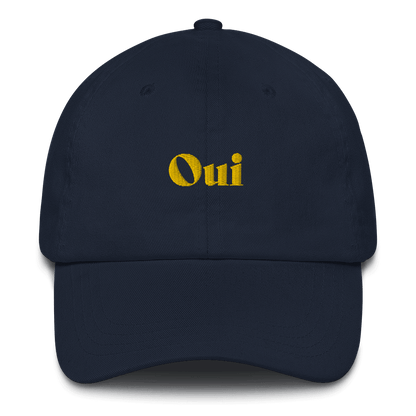 Oui Embroidered Dad Hat - Polychrome Goods 🍊