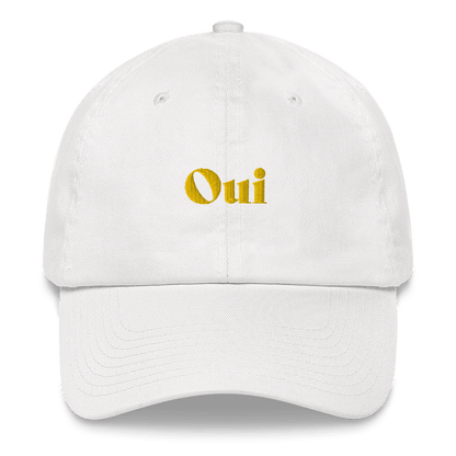 Oui Embroidered Dad Hat - Polychrome Goods 🍊