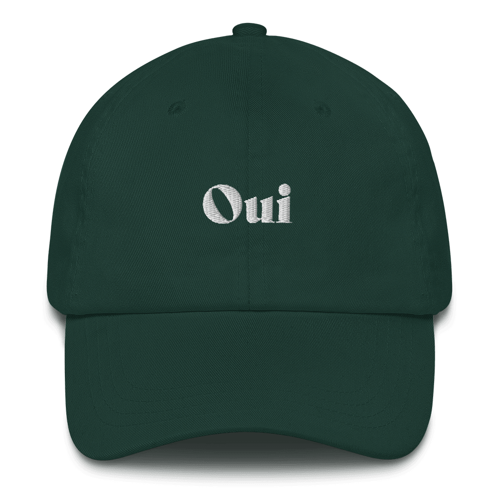 Oui Embroidered Dad Hat - Polychrome Goods 🍊