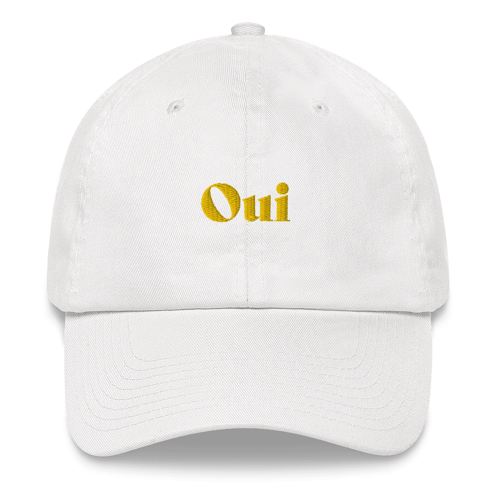 Oui Embroidered Dad Hat Polychrome Goods