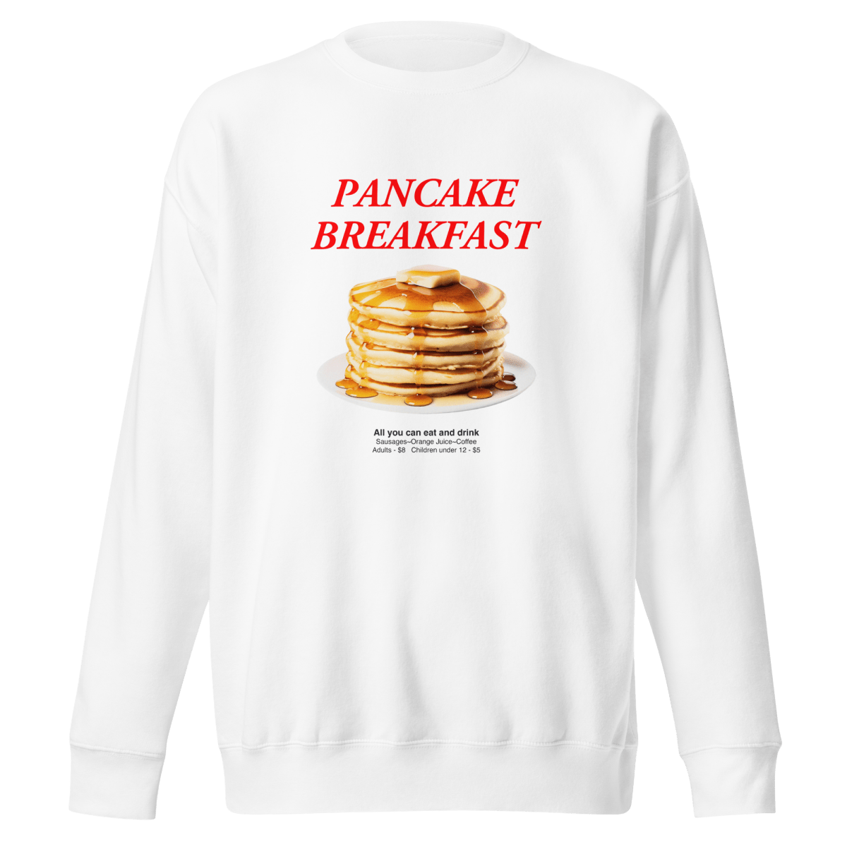 Pancake Breakfast Sweatshirt - Polychrome Goods 🍊