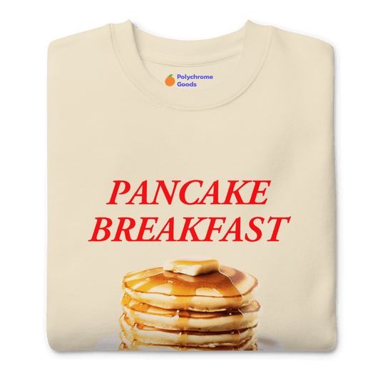 Pancake Breakfast Sweatshirt - Polychrome Goods 🍊