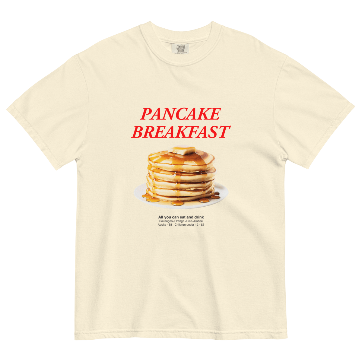 Pancake Breakfast T-Shirt - Polychrome Goods 🍊