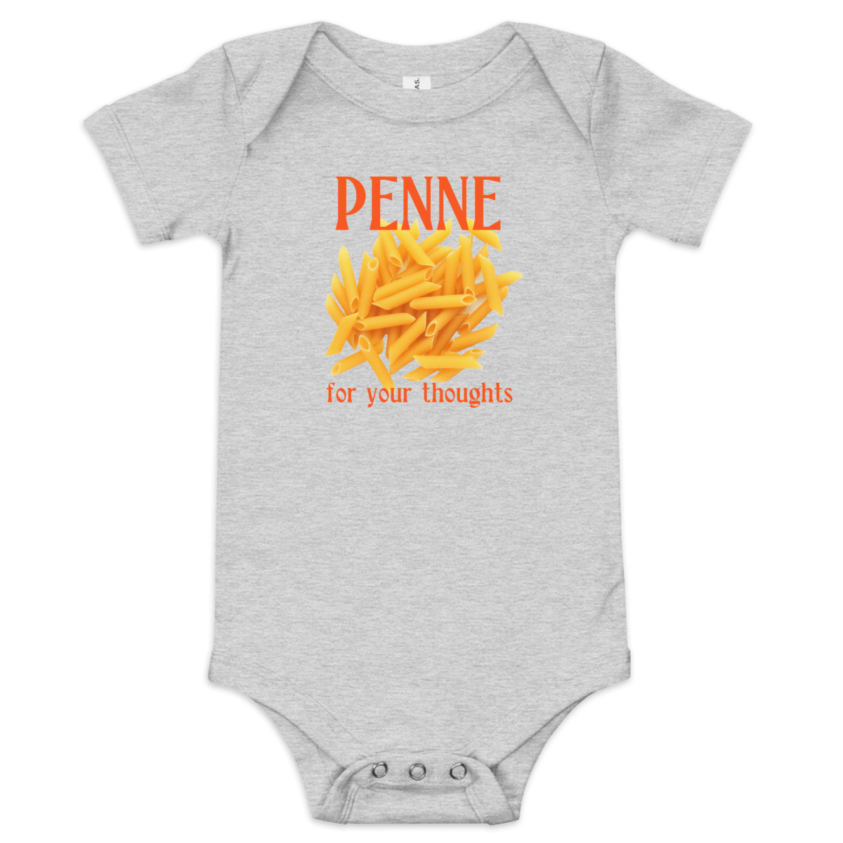 Penne For Your Thoughts Baby Onesie - Polychrome Goods 🍊