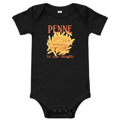 Penne For Your Thoughts Baby Onesie - Polychrome Goods 🍊