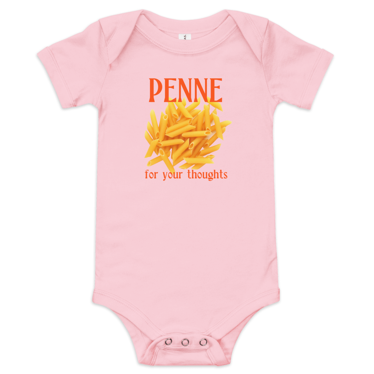 Penne For Your Thoughts Baby Onesie - Polychrome Goods 🍊