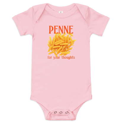 Penne For Your Thoughts Baby Onesie - Polychrome Goods 🍊