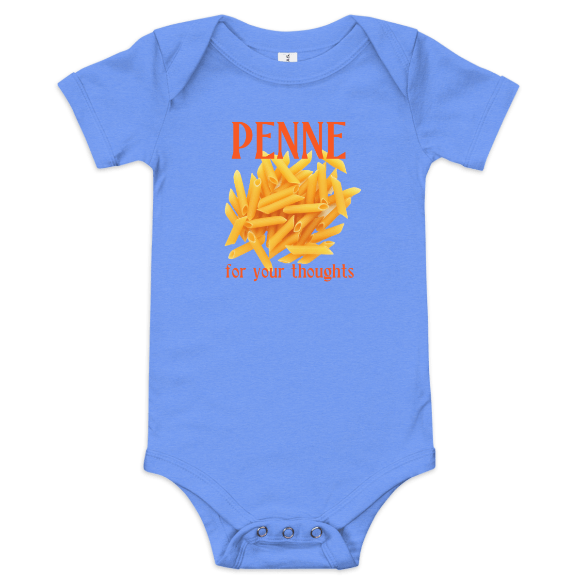 Penne For Your Thoughts Baby Onesie - Polychrome Goods 🍊