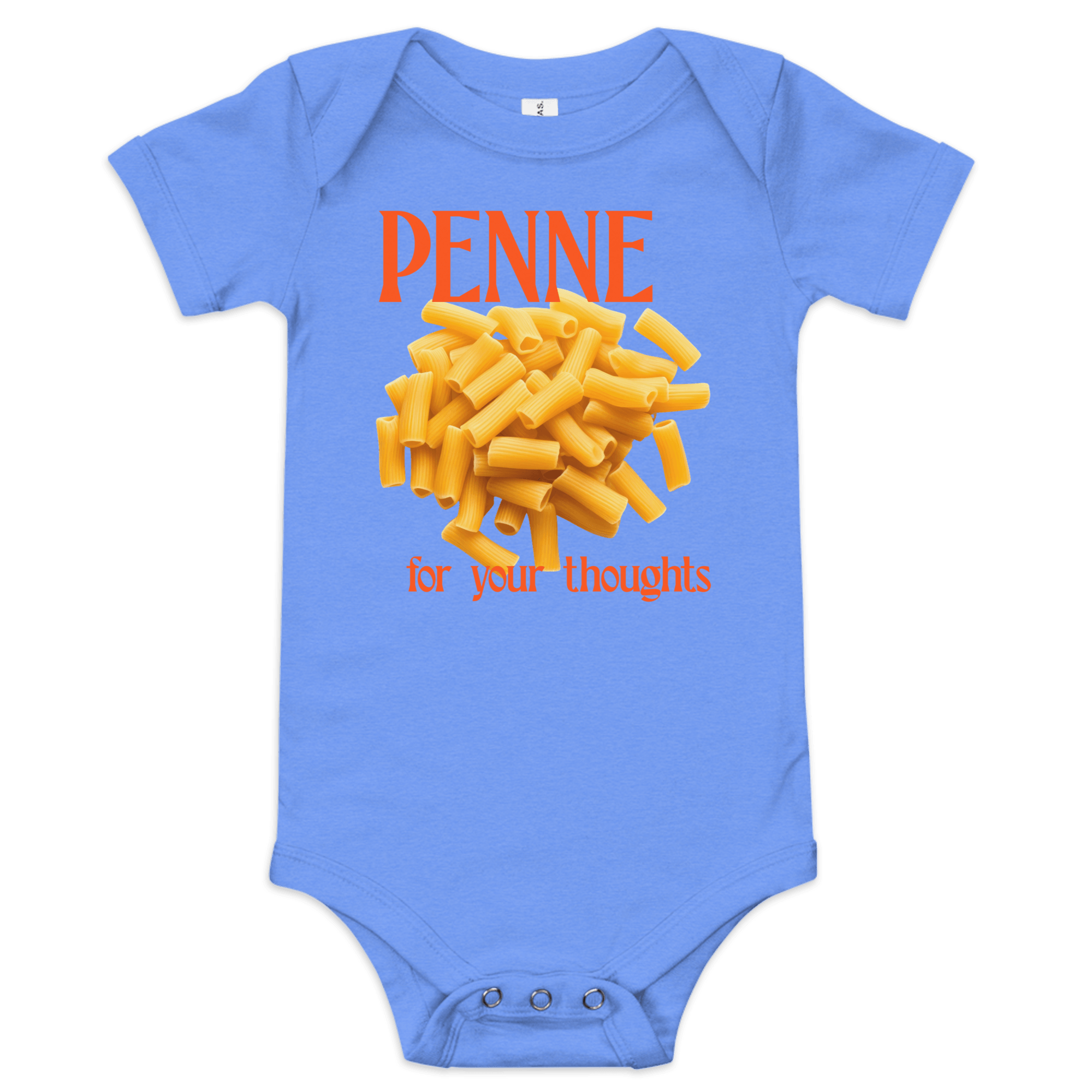 Penne For Your Thoughts Baby Onesie - Polychrome Goods 🍊