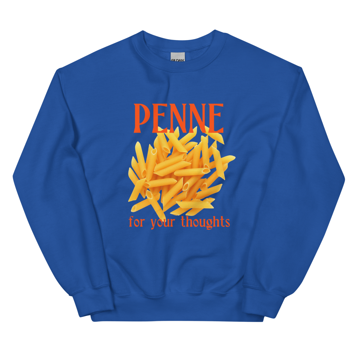 Penne For Your Thoughts Sweatshirt - Polychrome Goods 🍊