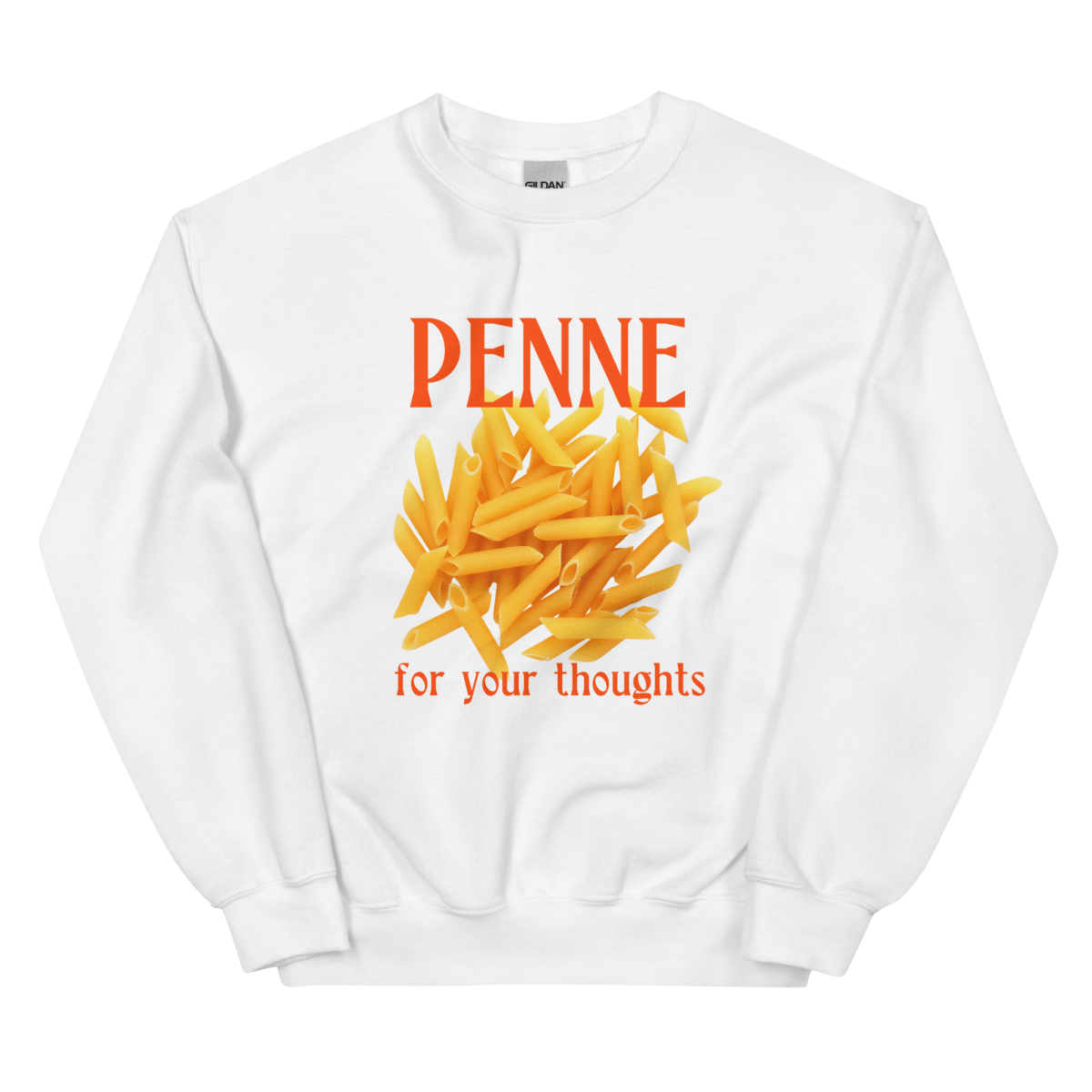 Penne For Your Thoughts Sweatshirt - Polychrome Goods 🍊