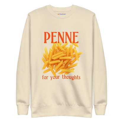 Penne For Your Thoughts Sweatshirt - Polychrome Goods 🍊