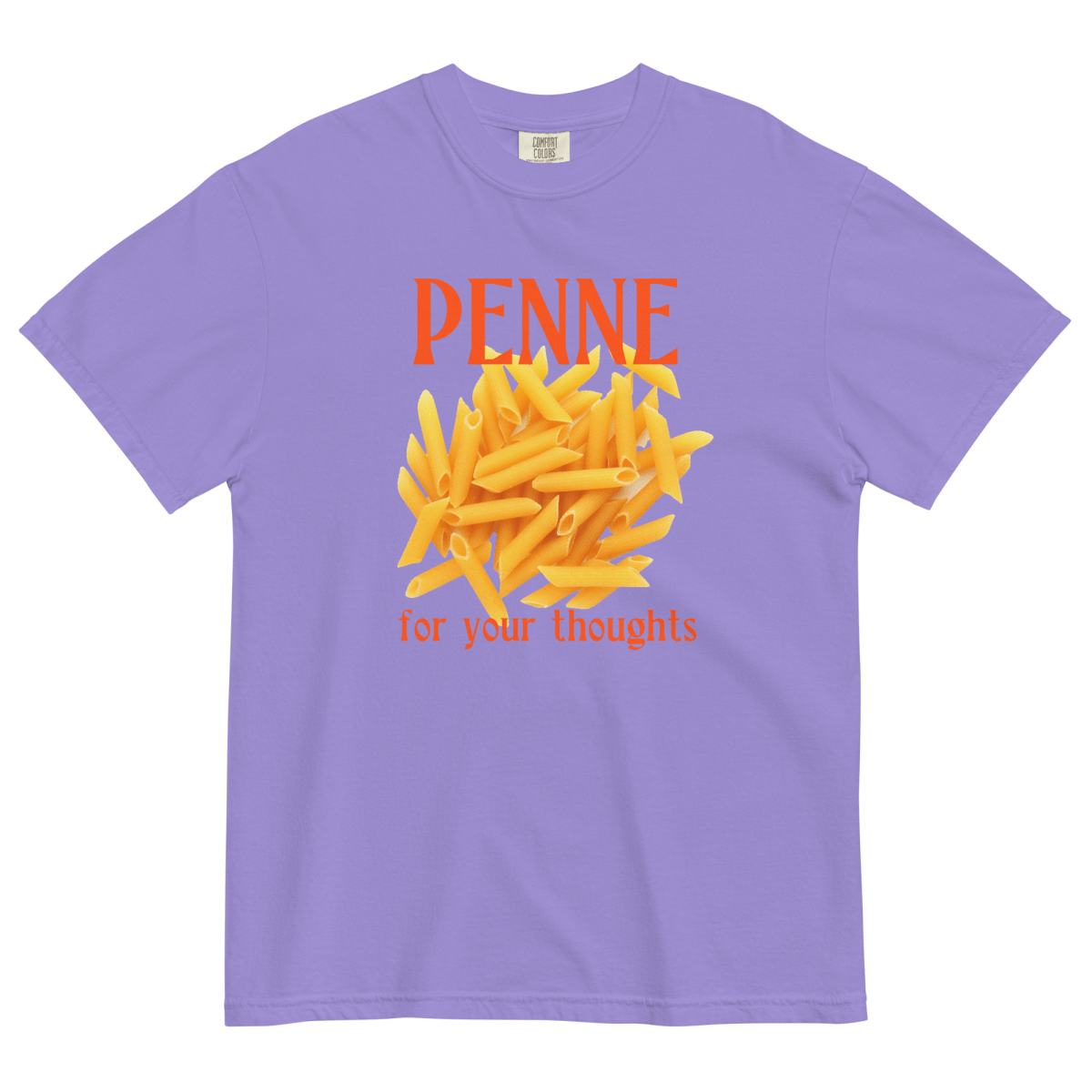 Penne For Your Thoughts T-Shirt - Polychrome Goods 🍊