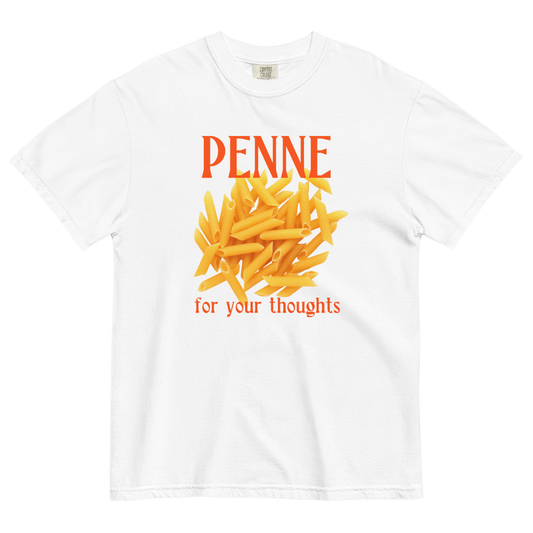 Penne For Your Thoughts T-Shirt - Polychrome Goods 🍊