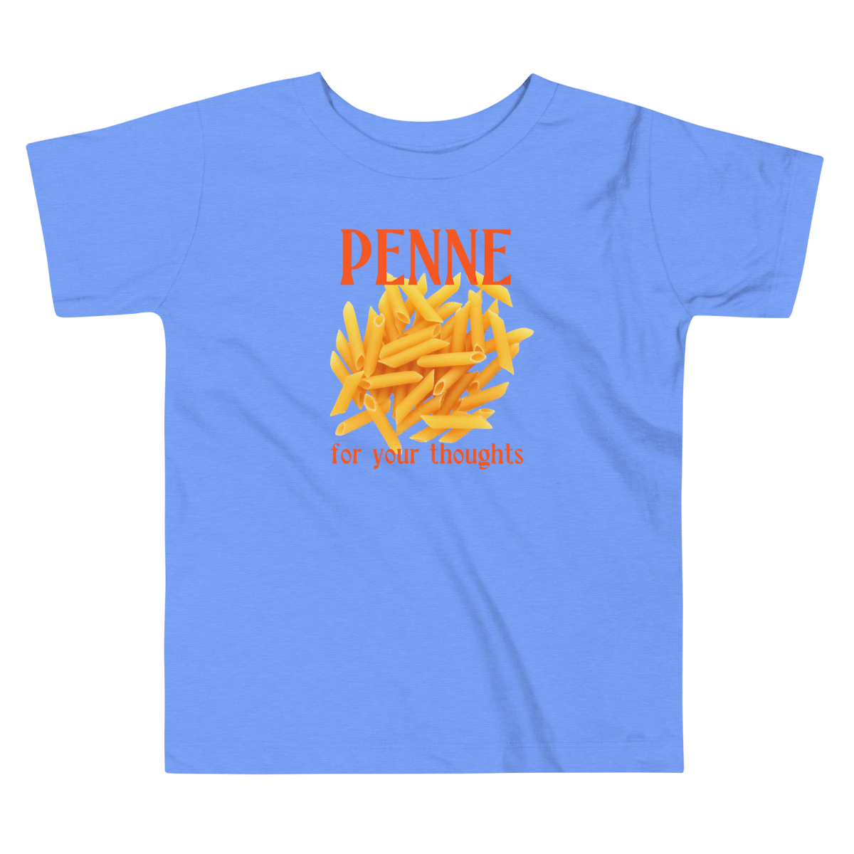 Penne For Your Thoughts Toddler T-Shirt - Polychrome Goods 🍊