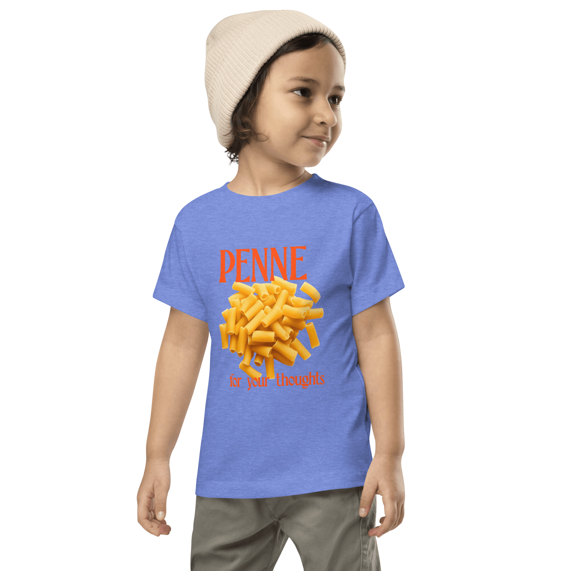 Penne For Your Thoughts Toddler T-Shirt - Polychrome Goods 🍊