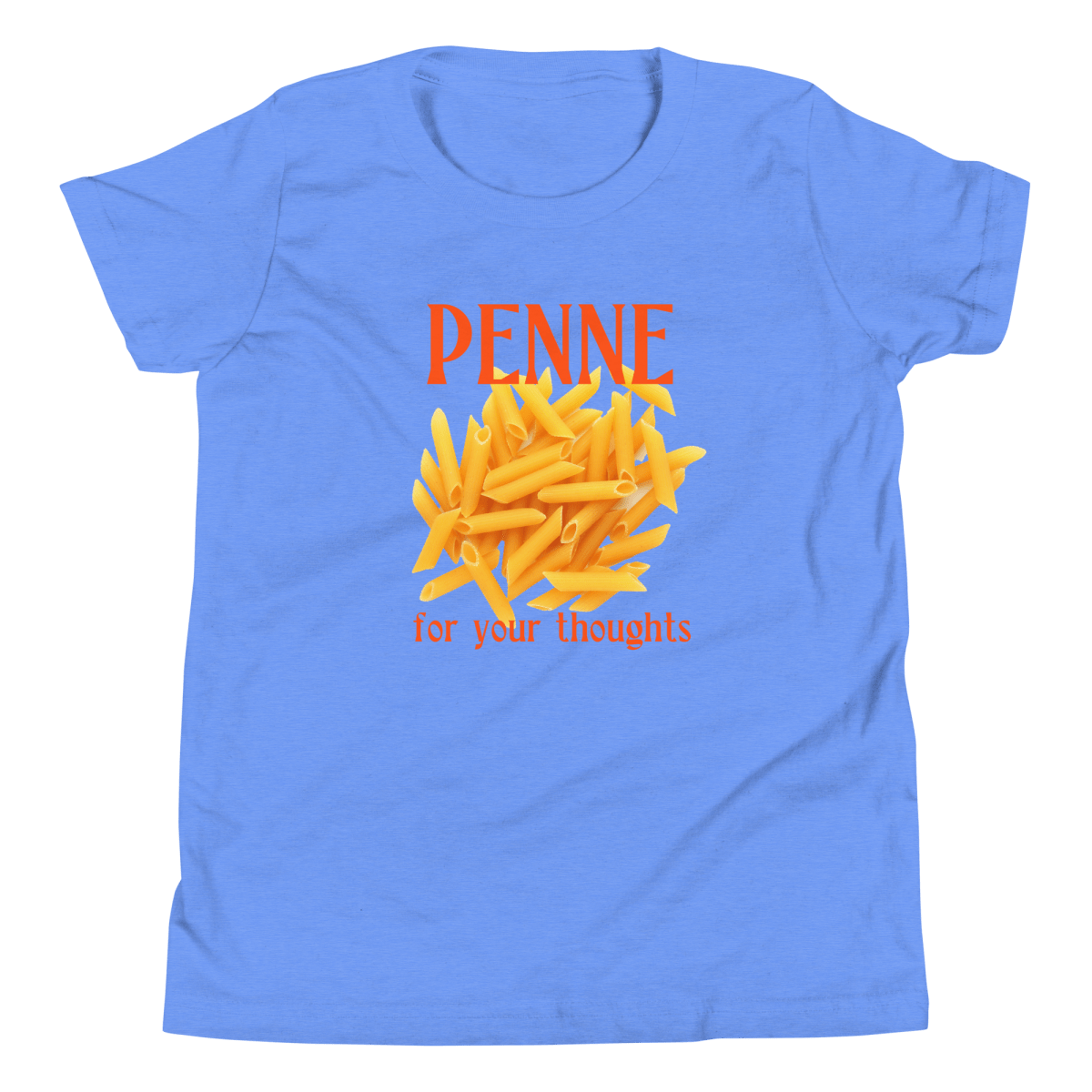 Penne For Your Thoughts Youth / Kids T-Shirt - Polychrome Goods 🍊