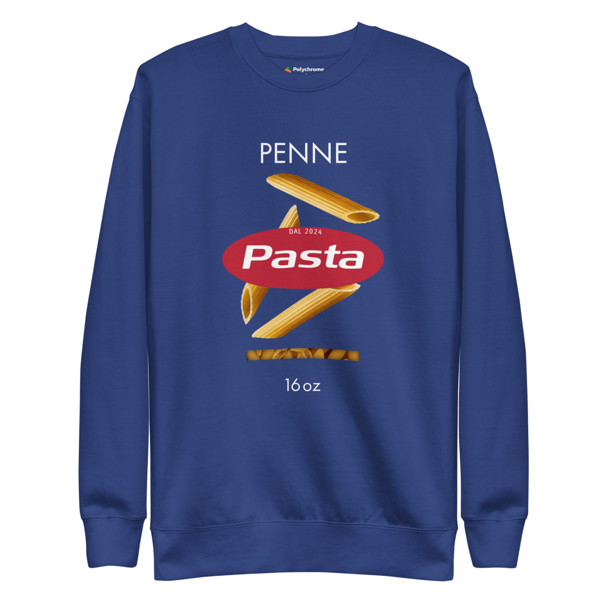 Penne Pasta Sweatshirt - Polychrome Goods 🍊