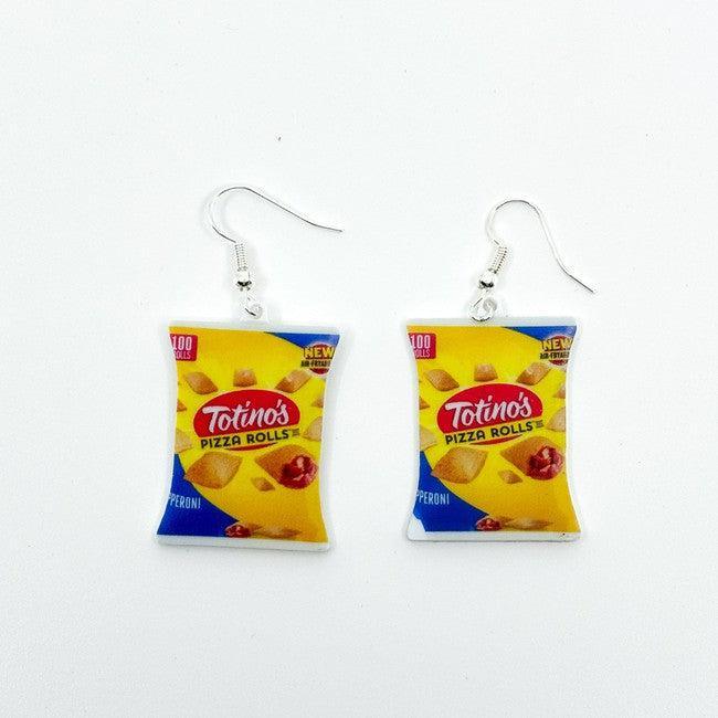 Pizza Roll Earrings - Polychrome Goods 🍊
